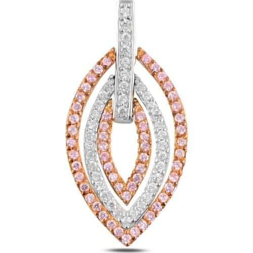 Silver 925 Sterling Zircon Cubic Zirconia Pendant