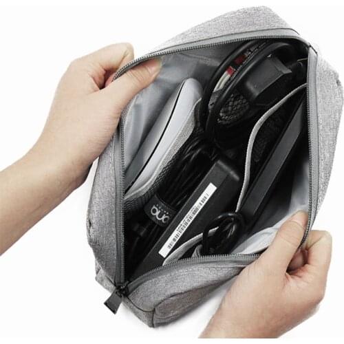 TUUTH Oxford Travel Cable Bag Electronics Organizer Universal Gadget Bag Organizer Bag For USB,Charger,Earphones,Hard Drives