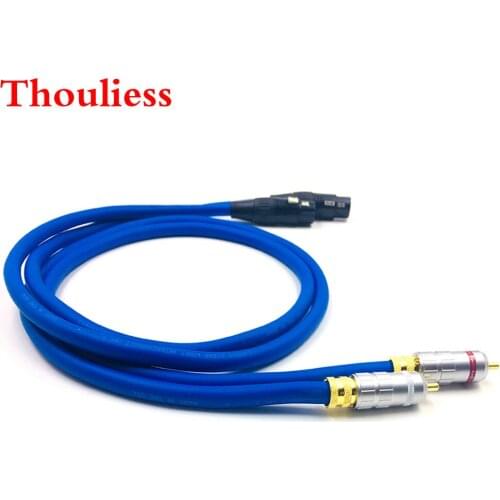 Thouliess Pair Type-016 RCA Male to XLR Female Balacned Audio Interconnect Cable XLR to RCA Cable with CARDAS Clear-Light-USA