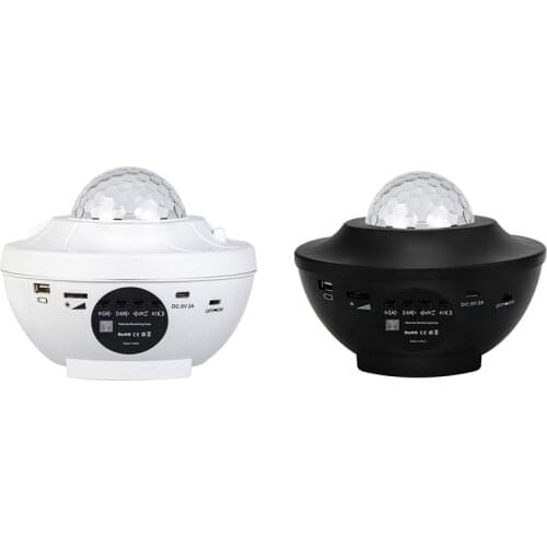 Star Projector Night Light Humidifier Bluetooth Speaker with Remote Control Sky Light for Babyroom Bedroom Party