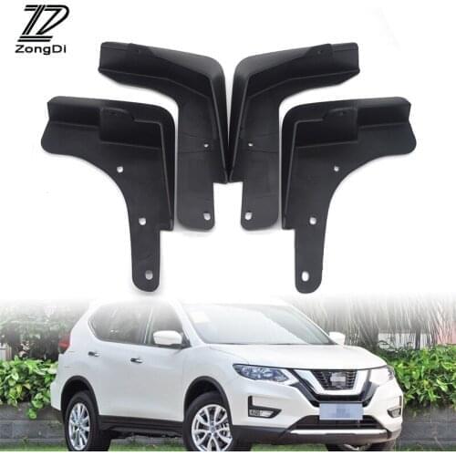 ZD Car Front Rear Mudguards For Nissan X-Trail Rouge T32 2014 2015 2016 2017 Xtrail Car-styling Mudflap Accessories 1Set Fenders
