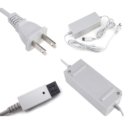 50pcs lots US/EU AC Adapter 100 - 240V 12V 3.7A Wall Power Charger Supply for Nintendo Wii Gamepad Controller