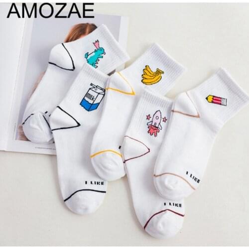 AMOZAE Women's Socks With Print