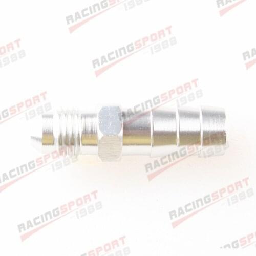 AN-4 4AN AN4 To 10mm Barb Straight Fitting Fuel Line Silver