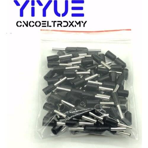 E1510 Tube insulating Insulated terminals 1.5MM2 100PCS/Pack Cable Wire Connector Insulating Crimp Terminal Connector E