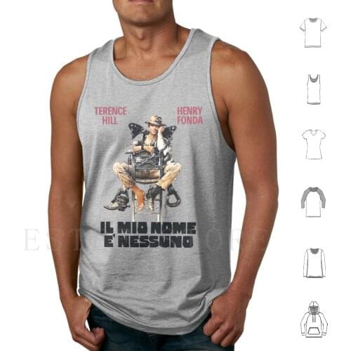 Il Mio Nome È Nessuno ( My Name Is Nobody ) Tank Tops Vest Sleeveless Italian Italy Vintage 60 60S Cult Movie Retro Movie My