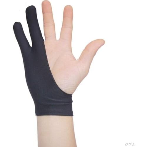 2 Fingers Drawing Glove Anti-fouling Artist Favor Any Graphics Painting Writing Digital ablet For Right And Left Hand