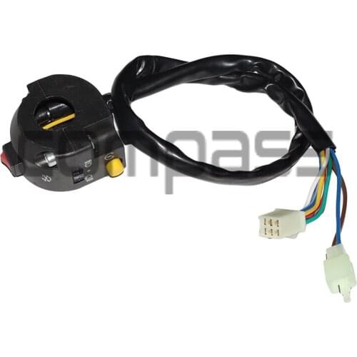 Motorcycle Switch Handlebar Electric Fog Light Start Steering Wheel Control Switch for 110CC Motorbike / ATV