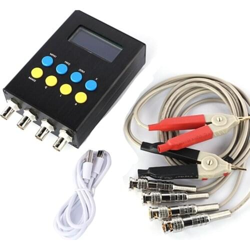 50Hz-100KHz-24 Frequency Points TFT Screen Handheld Portable Tool LCR Meter Digital Bridge Impedance Tester