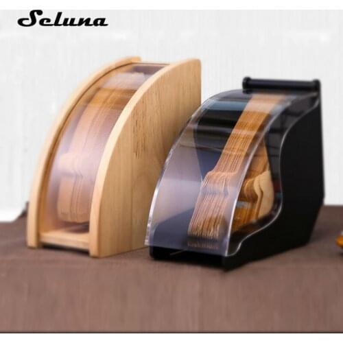 Hand Drip Coffee Filter Paper Holder with Lid V60 Cone Filter Paper Storage Rack Dust Proof Container Countertop Dispenser Stand