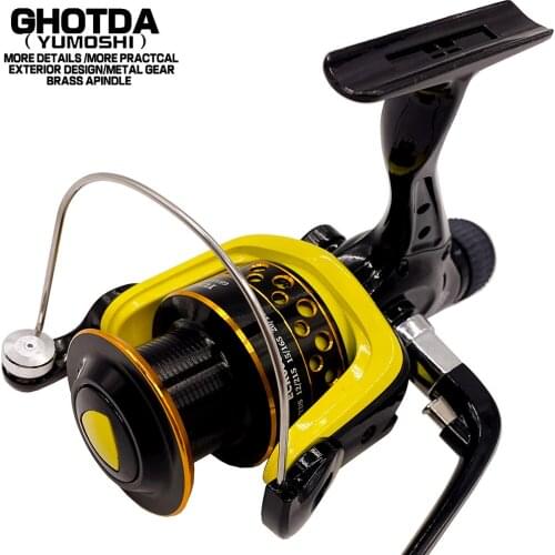 Rear Brake Carp Fishing Reel Spinning Reel Left Right Interchangeable Wheels for Saltwater Freshwater