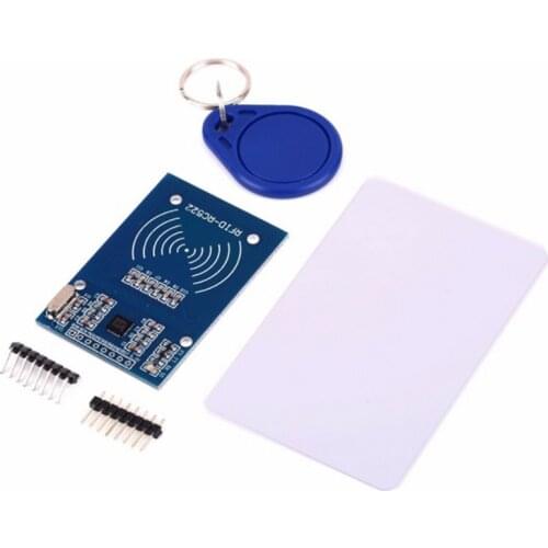 High Quality MFRC-522 RC522 RFID NFC Reader RF IC Card Inductive Sensor Module For Arduino Module + S50 NFC Card + NFC Key Ring