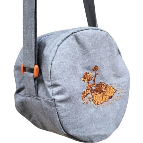 High Quality Unisex Monk Buddha Lay Shoulder Bags Sling Alms Bowl Bag Buddhism Cotton Bags