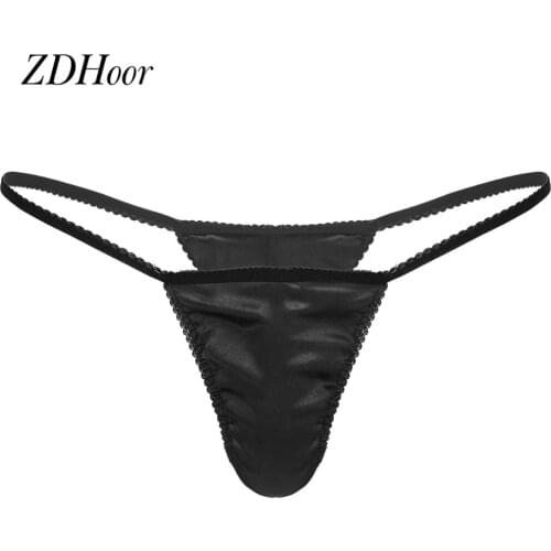 ZDHoor Mens Silk Briefs