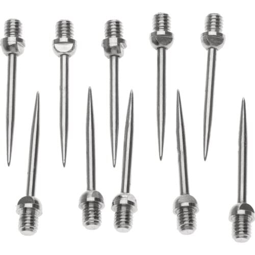 10pcs Darts Steel Tips Conversion Dart Tip Points Flights Shafts Silver steel Needle Harrows darts Accessories