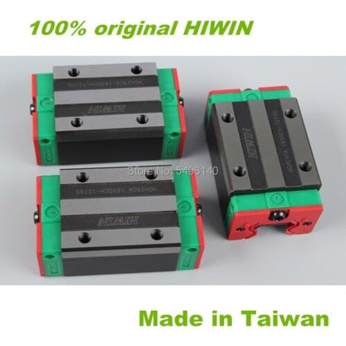 100% original HIWIN linear block HGH15CA HGH20CA HGH25CA HGH30CA HGW15CA HGW20CA HGW25CA for linear rail HGR15 HGR20 HGR25