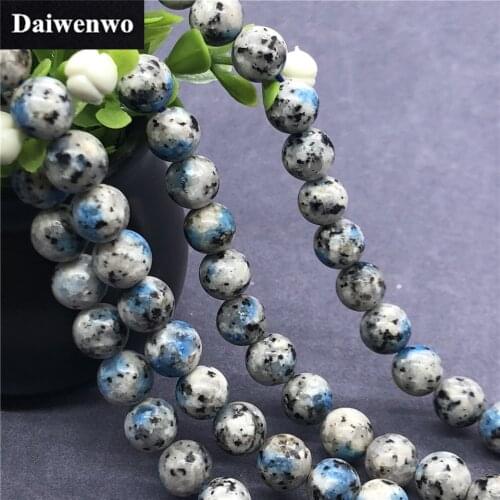 AAA Natural Stone K2 Beads Loose 6/8/10mm Round Diy for Bracelet Jewelry Necklace
