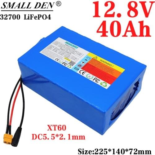 12.8V 40Ah Lifepo4 battery pack 4S6P 32700 built-in 40A same port charge and discharge balance BMS 12V power supply
