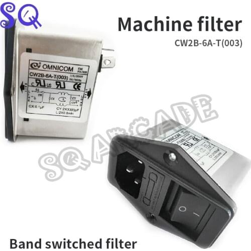 10A 115/250V AC EMI Filter for Arcade Machine arcade cabinet parts coin operated game machine accessories