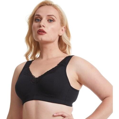 Large yards Seamless Cotton Full Cup Large Cup Thin Big Chest No Rims Brassiere Plus Size 115EF 50EF Bras Women Underwears