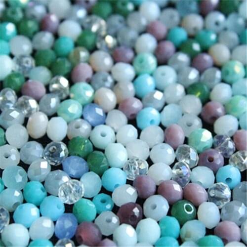 4mm Assorted Color Crystal Beads, AAA Top Quality Austrian Crystal Beads,100pcs, B468