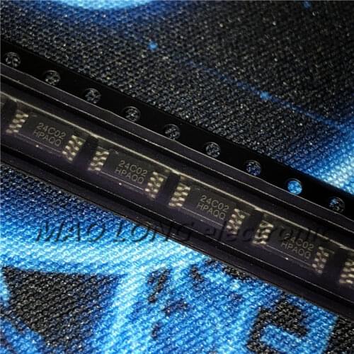 10PCS/LOT AT24C02-10TU-2.7 AT24C02 24c02 TSSOP8 New SMD memory In Stock