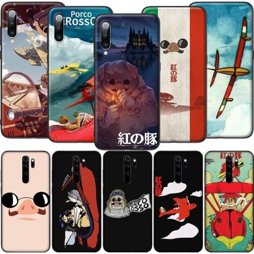 GX182 Porco Rosso Soft Silicone Case for Redmi Note 4X 5 5A Prime 6 6A 7 7A 8 8A 8T 9 9A 9C 9S Pro Lite