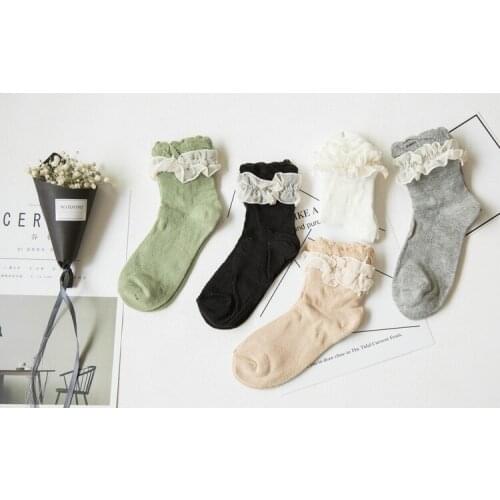 Cotton Japanese Princess lace All cotton ladies manufacturers wholesale Lolita High Quality sock dw2