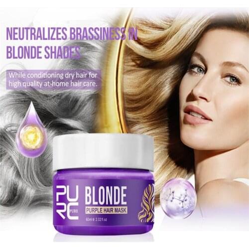 Anti-Brassy Hair Mask Color Protecting Ointment Long Lasting Purple Hair Mask Expand Your Salon Colors Hair Products -VL16