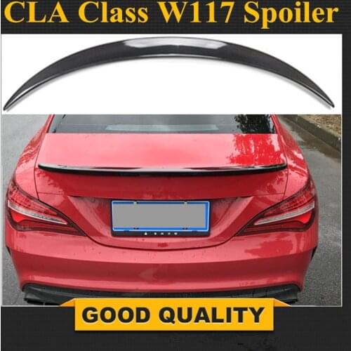 Mercedes CLA W117 style replacement cf rear trunk wing spoiler for benz 2013+ CLA 180 CLA200 CLA 250