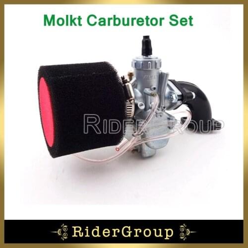 Molkt 26mm Carburetor Manifold Intake Pipe 45mm Air Filter For Chinese Lifan YX 140cc 150cc 160cc Engine Pit Dirt Bike Motocross
