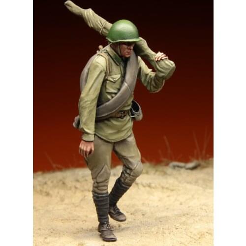 [tuskmodel] 1 35 scale resin figures soviet Soldiers on the way
