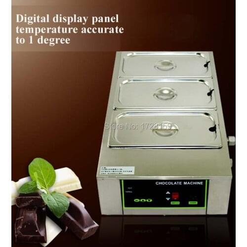 Top quality 12kgs capacity Stainless steel commercial chocolate melting pot,electric chocolate melting pot