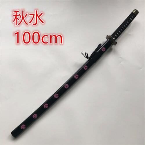 1:1 Cosplay Roronoa Zoro Sword Weapon Armed Katana Espada Wood Ninja Knife Samurai Sword Prop Toys For Teens 100cm