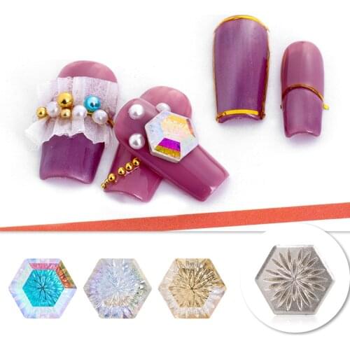 10mm Korean Style Glitter Nail Crystal Rhinestones AB Color K9 Glass Nail Stones New Design Art Crafts Glue On Crystal Strass