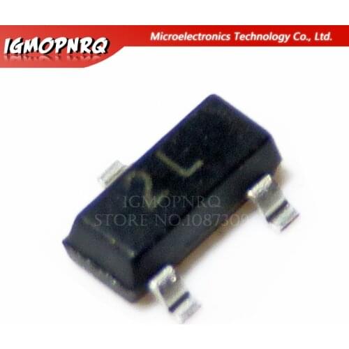 100pcs 2N5401 MMBT5401 2L SOT23-3 Bipolar Transistors - BJT PNP Transistor General Purpose new original