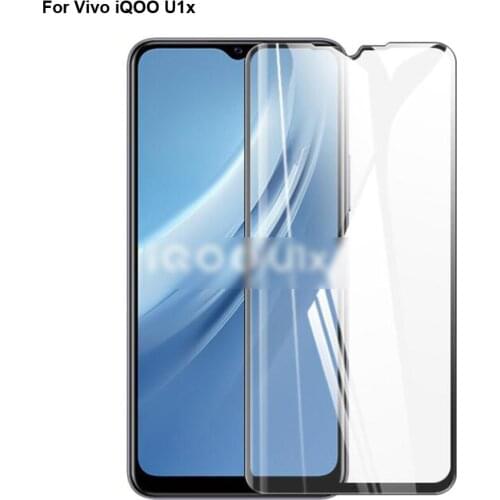 2PCS Full Curved Screen Protector For Vivo iQOO U1x Full Cover Tempered Glass For Vivo iQOO U 1x Protective Flim V2065A