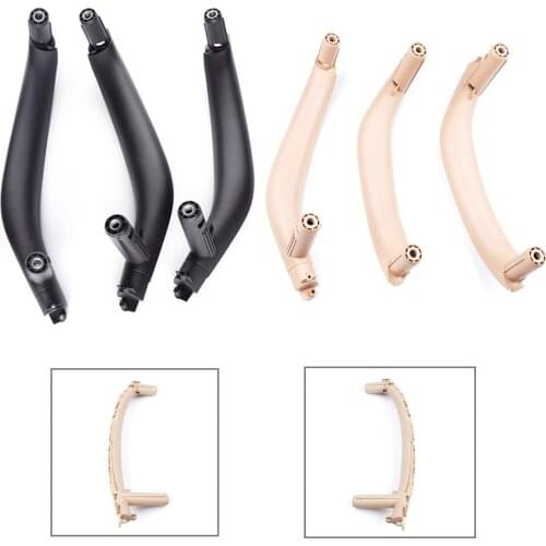 3Pcs/Set Car Inner Interior Door Pull Handle Trim Cover For BMW X5 X6 F15 F16 F85 F86 2014 2015 2016 2017 2018 ABS
