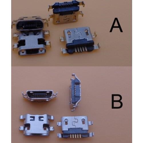 50pcs Micro Usb Charge Charging Jack 5Pin Connector Plug Dock Socket Port For LG Nokia Alcatel Asus Huawei Xiaomi Redmi Samsung