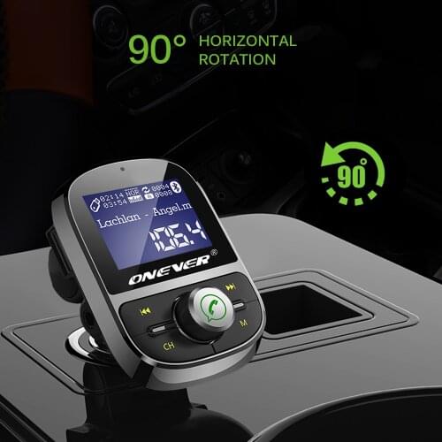 Bluetooth AUX Car MP3 Player FM Transmitter USB 3.1A Smart Fast Charger LCD Display Support EQ Setting Voltmeter TF Card U Disk