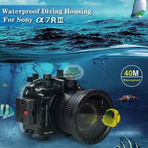 Seafrogs 40m/130ft Underwater Camera Housing Case For Sony A7R III Camera