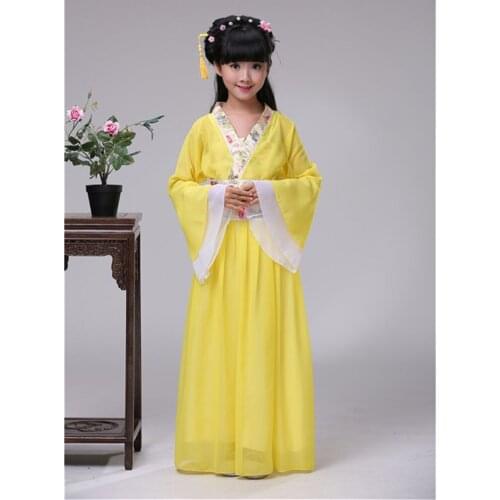 Girls Pageant Yellow Hot Pink Red White Blue Children Party Dress for The New Year for A Girl Birthday Dress 4 Year To 16 Years