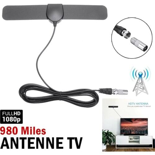 HD mode Indoor HDTV With Amplifier Antenna 1080P HD Indoor Universal Digital TV Antenna Signal Booster Amplifier 980 Miles Range