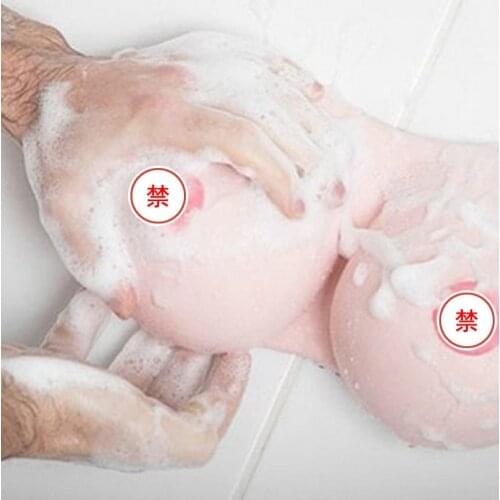 Good Quality gel breast soap dispenser gadgets shower breasts new hot sale sexy shampoo and shower free shipping