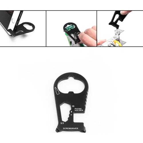 Bushcraft Emergency survival outdoor tools Pocket field self-defense tool card Precision edc multi-function gadget