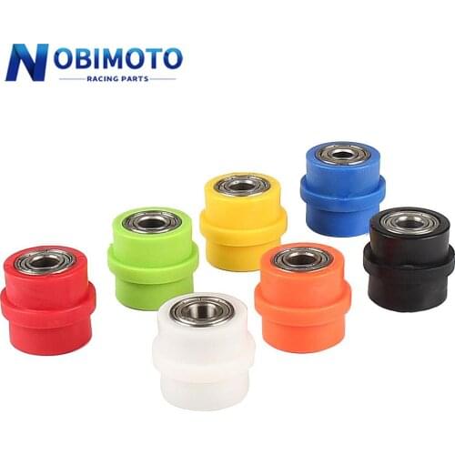 Motorcycle 8mm 10mm Chain Roller Tensioner Pulley Wheel Guide Suitable For Most Of Dirt Pit Bikes Motorbike Motocross Accessory