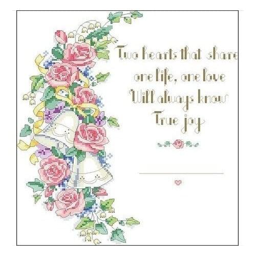 Embroidery Package Hot Sell Best Quality Cross Stitch Kits Loves Emthusiasm Flower Free Shipping