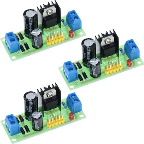 LM7805 three-terminal regulator module 5V power supply module