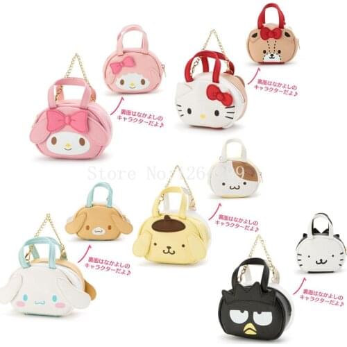 Cute Cartoon Anime Coin Purse Small Wallet Women Money Bag Key Holder Organizer Kawaii Mini Handbag Round Top Handle Hand Bag