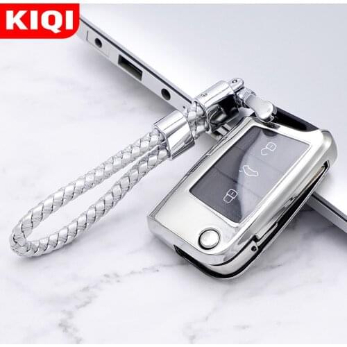 Soft TPU Car Key Case Cover Shell for Volkswagen VW Golf 7 MK7 Tiguan Passat for Skoda Octavia Kodiaq Karoq for Seat Ateca Leon